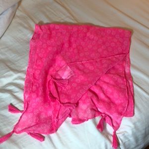 Beautiful bright pink scarf